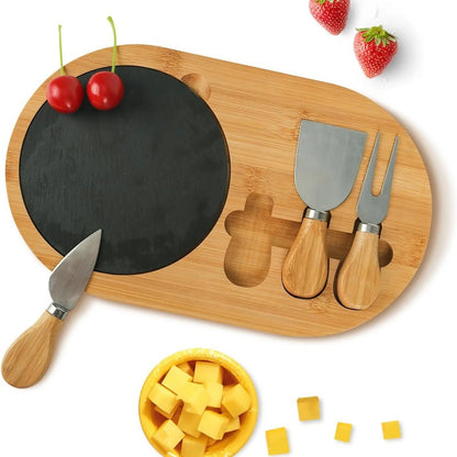 Inttox-Ensemble Planche à Fromage Luxe 🖤