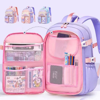 Inttox-🎒 Sac à Dos Scolaire Primaire Fille – Best-seller Léger & Tendance