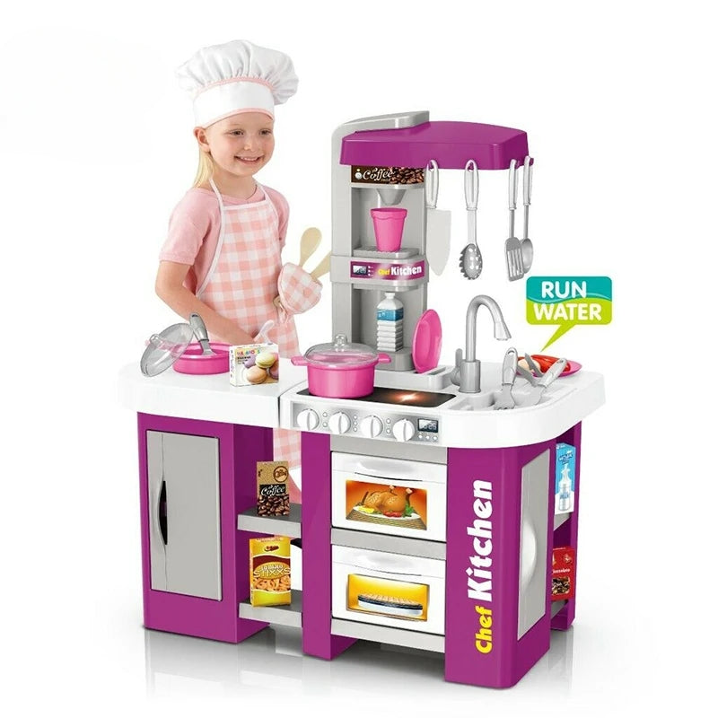 Inttox-Grande cuisine jouet pour enfants 👩‍🍳