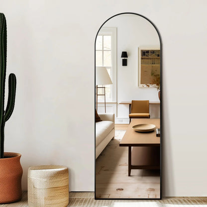 Inttox-🪞✨ Miroir Pleine Longueur avec Cadre en Aluminium