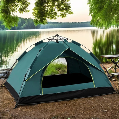 Inttox-⛺🏕️ Grande Tente de Camping Familiale de Luxe – Étanche & Automatique pour 4 Personnes 🌧️