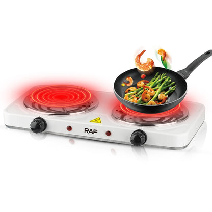 Inttox-Cuisinière à Induction Double RAF – 5 Vitesses, Multi-Usage, Sans Gaz