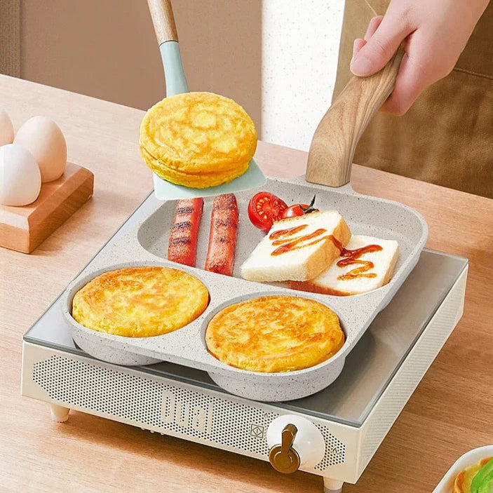 Inttox-Poêle à Frire Multifonction Antiadhésive 3-en-1 🥚🍔🥩