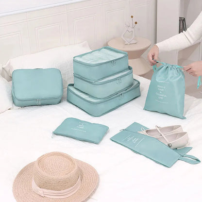 Inttox-🎒🧳 Ensemble de 7 Sacs de Voyage – Organisation Totale pour Vos Bagages ✈️💼