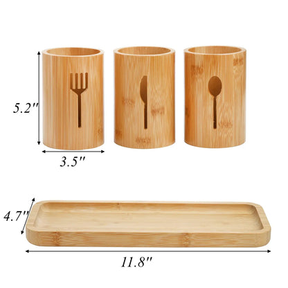 Inttox-🍽️🌿 Boîte de Rangement Multifonctionnelle en Bambou