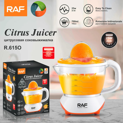 Inttox-RAF Mini Extracteur de Jus d'Orange Portable avec Lame en Acier Inoxydable