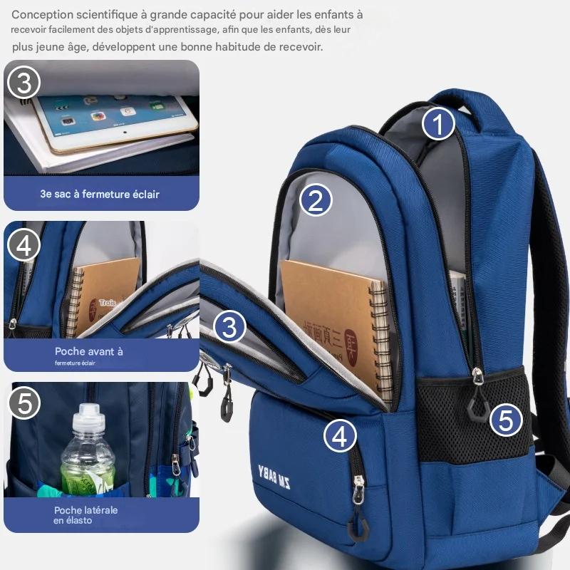 Inttox-🎒 Sac à dos décontracté grande capacité – Élèves du primaire