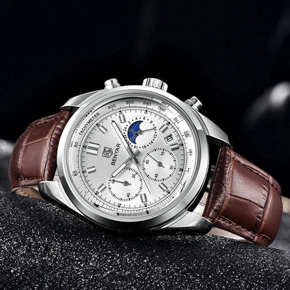 ⌚ Top Marque BENYAR – Montre Chronographe de Luxe pour Hommes ⌚ | Quartz Précis | Sport & Élégance | Lumineuse 🌟 | Étanche 💧 | Relogio Masculino