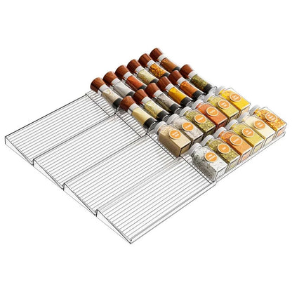 Inttox-🧂📦 Étagère à Épices Extensible 4 Niveaux