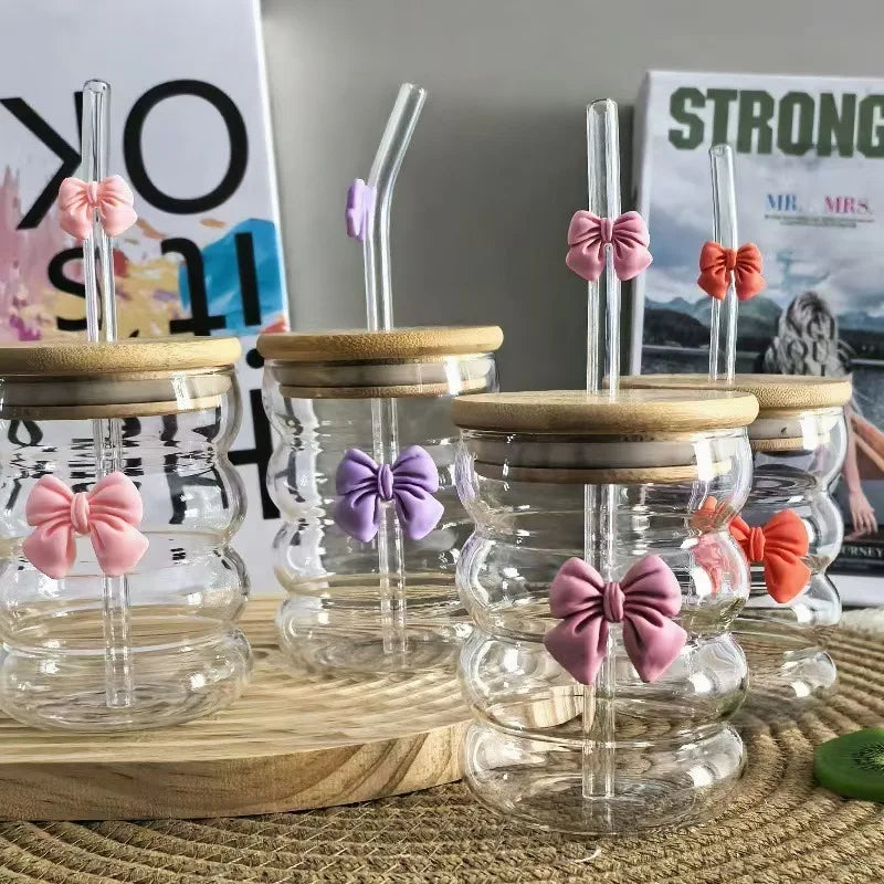 Inttox-🍹✨ Tasse en Verre à Bulles Multicolore 6 piece