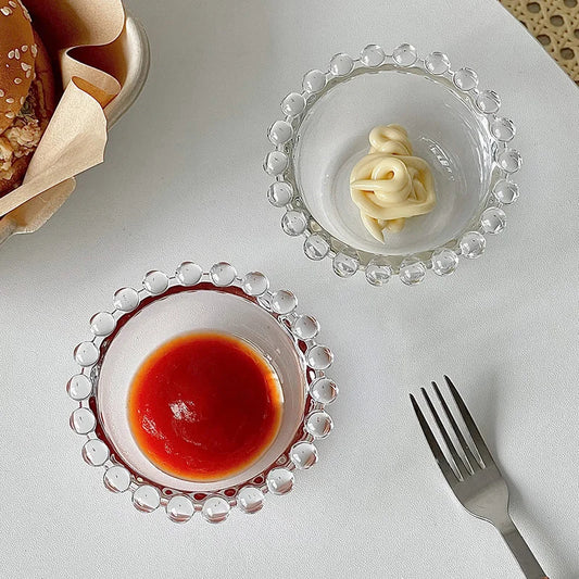 Inttox-Bol Rond en Verre Transparent  🍮 6 piece