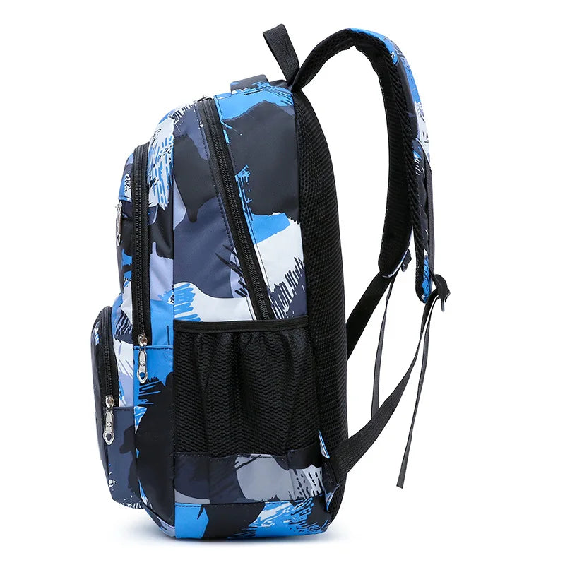 Inttox-🎒🍱✏️  Sac à dos, boîte à lunch étanche & trousse - 3 pièces
