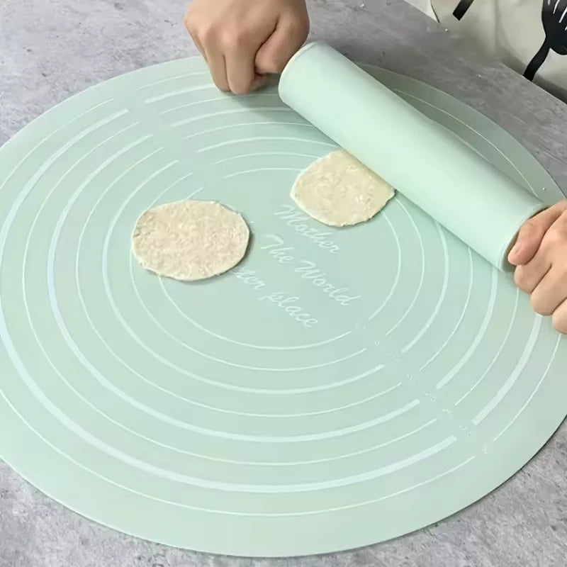 Inttox- 🍪 Tapis de Pâte avec Échelle 📏 – Ensemble 2 Pièces