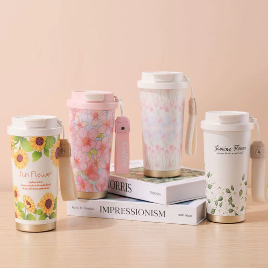 Inttox-☕ Tasse à Café Luxe Lily Valley ✨