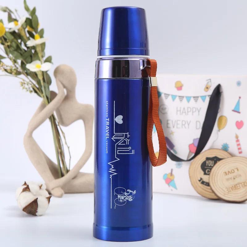 Inttox-Thermos Alimentaire Portable à Double Couche en Acier Inoxydable - Inttox