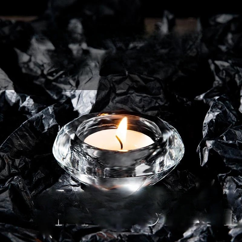 Inttox-🕯️✨Bougie Noire & Diffuseur de Luxe avec Plateau en Bois 🪵