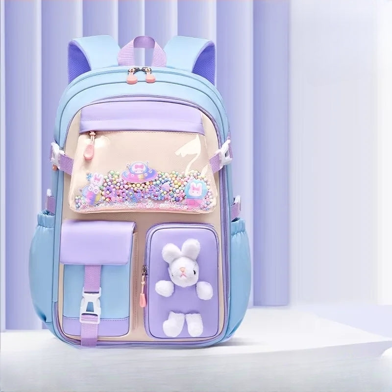 Inttox-🎒 Sac à Dos Scolaire Primaire Fille – Best-seller Léger & Tendance