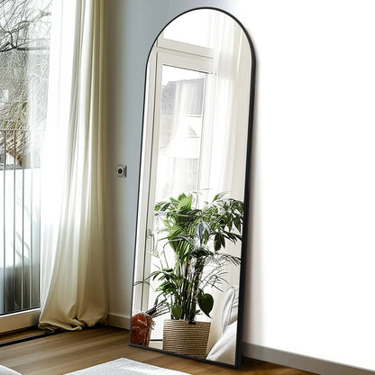 Inttox-🪞✨ Miroir Pleine Longueur avec Cadre en Aluminium
