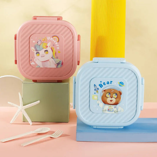 Inttox-🍱 Boîte à Déjeuner Enfant Motif Dinosaure 🦖🎒