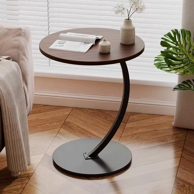 Inttox-🛋️✨ Table Basse Ronde de Luxe – Mini Table Mobile et Élégante 🌟🏡