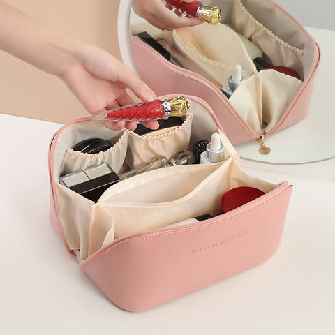 Inttox-Organisateur de Maquillage de Voyage Élégant, Pochette de Rangement