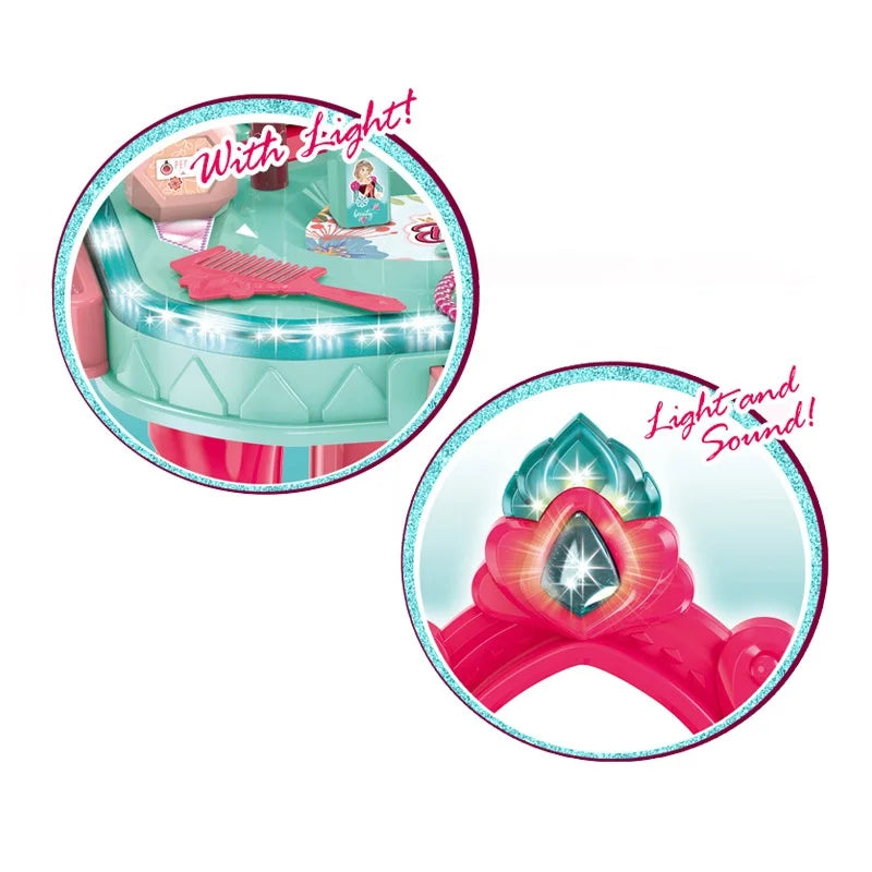 Inttox-✨  Coiffeuse Magique pour Filles 👑  💅