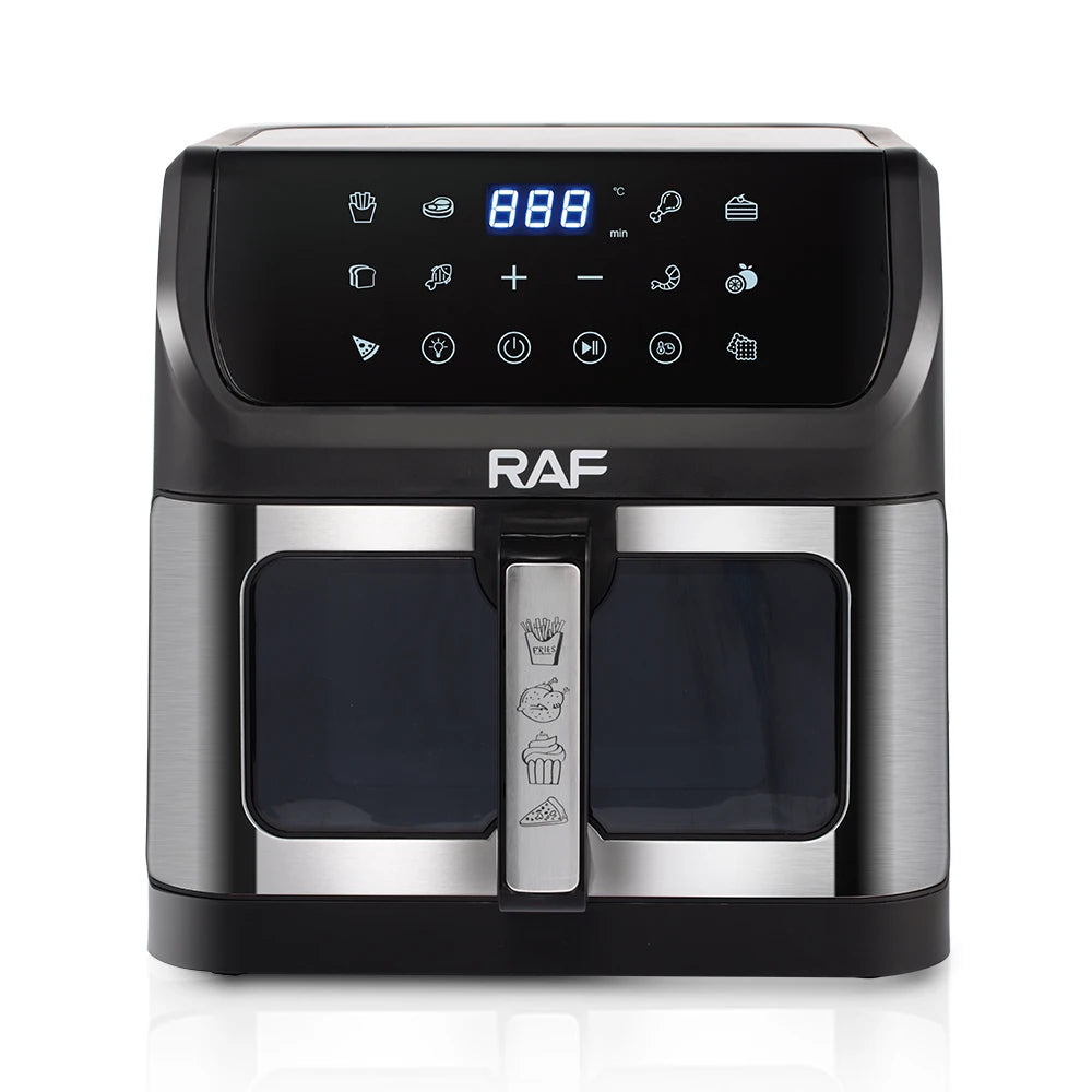 Inttox-🔥 RAF Air Fryer 10L – Grande Capacité, Écran Tactile & Acier Inoxydable 🥘