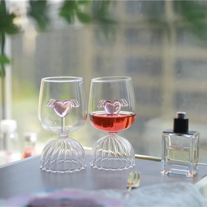 Inttox- Tasse à Jus Romantique Réutilisable 💖🍹