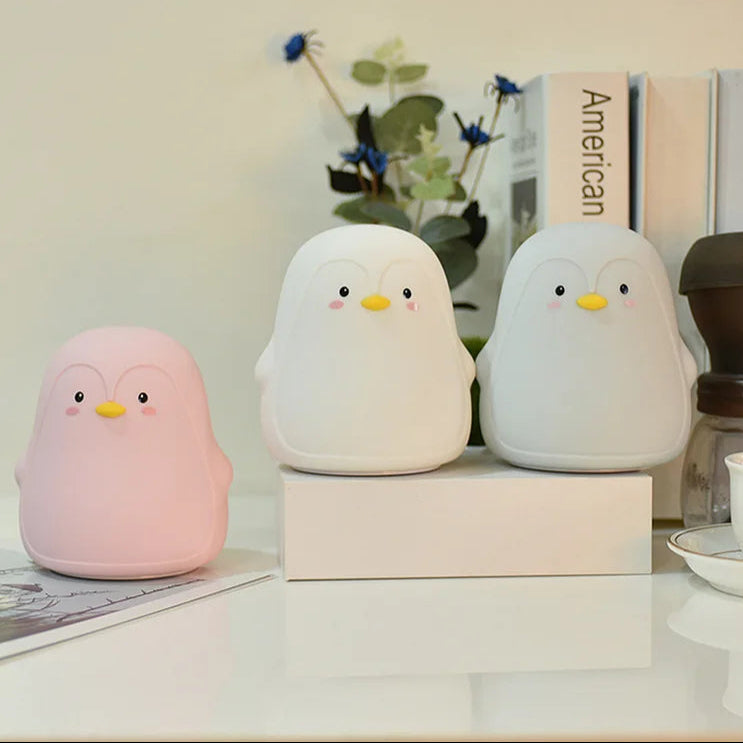 Inttox-Veilleuse en Silicone Mignon avec Interrupteur & Recharge USB 🔋✨