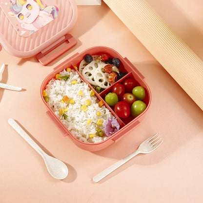 Inttox-🍱 Boîte à Déjeuner Enfant Motif Dinosaure 🦖🎒