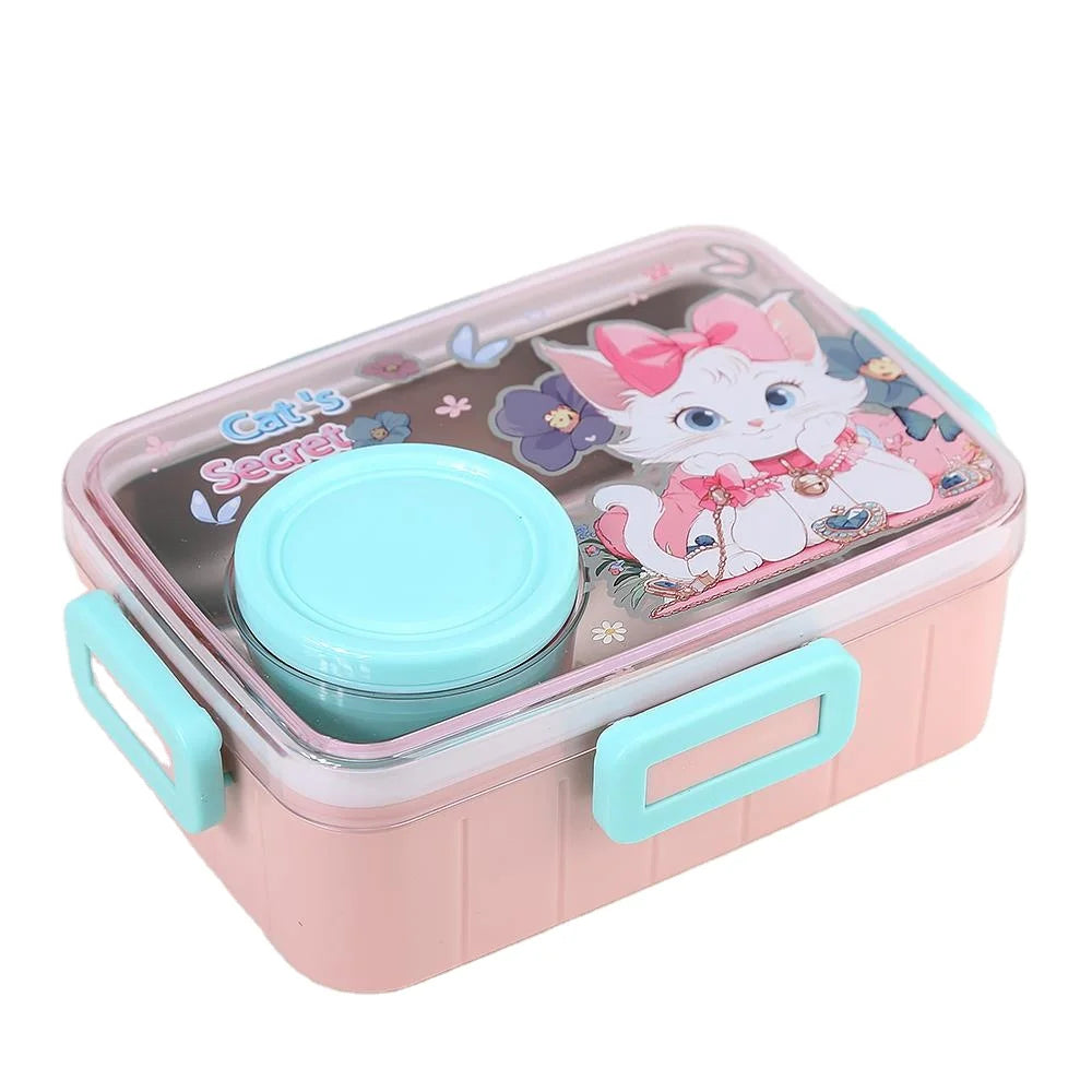 Inttox-🍱💖 Boîte à lunch mignonne en acier inoxydable