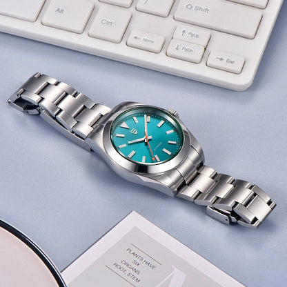 ⌚ PAGANI DESIGN – Montre Automatique de Luxe pour Homme 💚 Cercle Vert Élégant | Mécanique Haute Précision | Verre Saphir 💎 | Idée Cadeau 🎁 – Nouvelle Collection