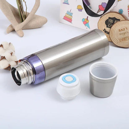 Inttox-Thermos Alimentaire Portable à Double Couche en Acier Inoxydable - Inttox