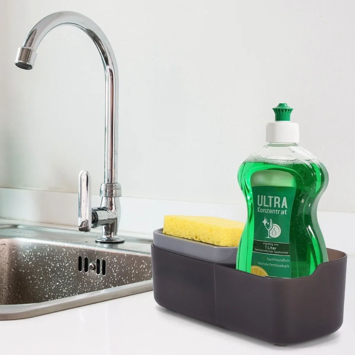 Inttox-🧴 Distributeur de Savon de Cuisine Multifonction 🧽💧