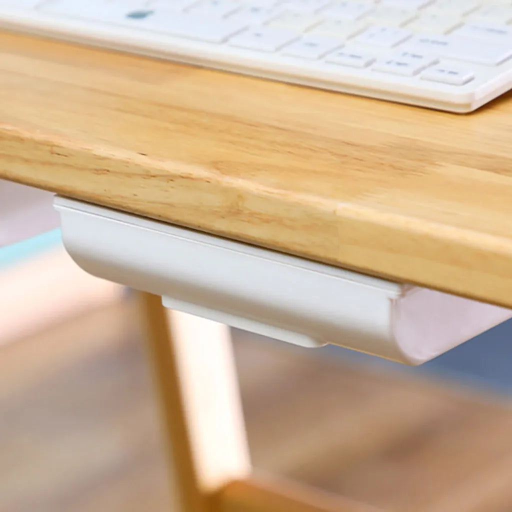 Inttox-Support de table auto-adhésif, rangement sous tiroir, porte-crayon ✏️