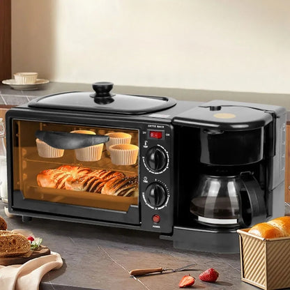 Inttox-🍞☕ KENWOOD Machine à Petit-Déjeuner Multifonction 3 en 1 🍳