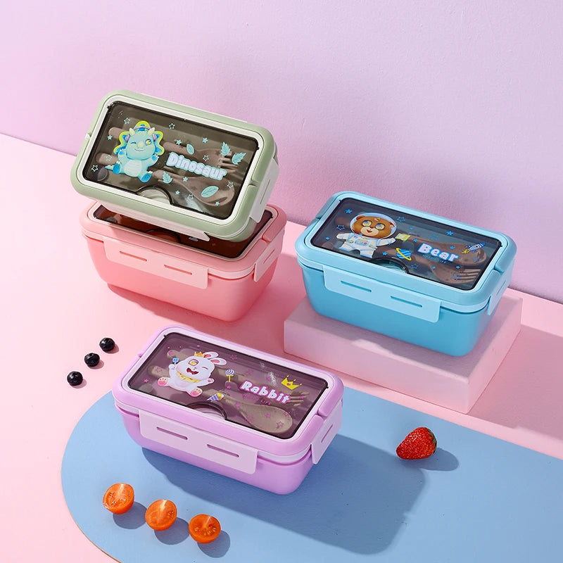 Inttox-🍱 Boîte à Bento Enfant  🎒