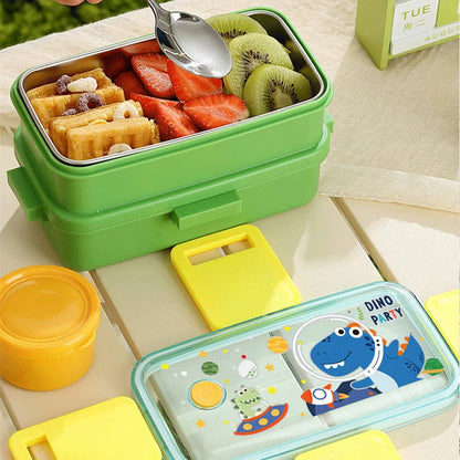 Inttox-🍱🐾 Boîte à lunch en acier inoxydable