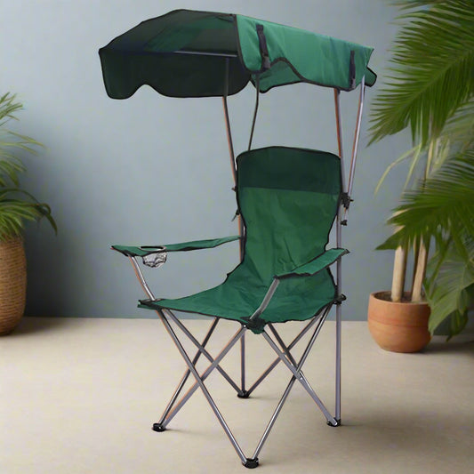 Inttox-🎣🪑 Chaise de Pêche Pliable avec Auvent