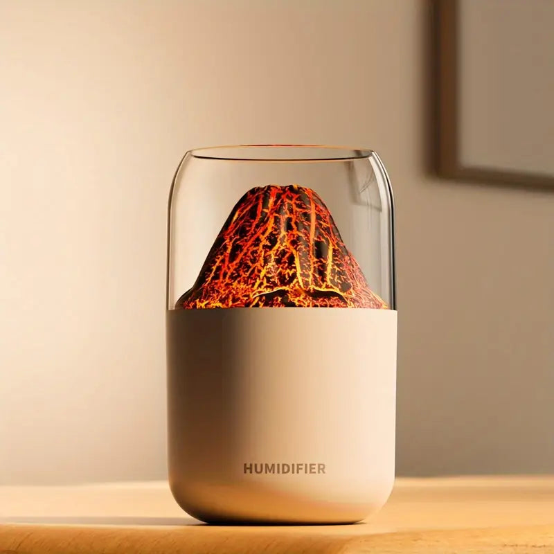 Inttox-💨 Humidificateur Volcan Silencieux – Effet Visuel & Air Purifié ✨