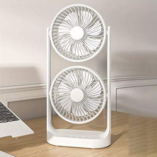Inttox-Mini Ventilateur Tour Oscillant