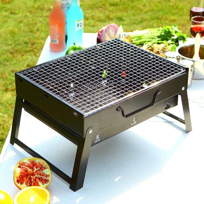 Inttox-Barbecue à Charbon Pliant 35x27x20cm