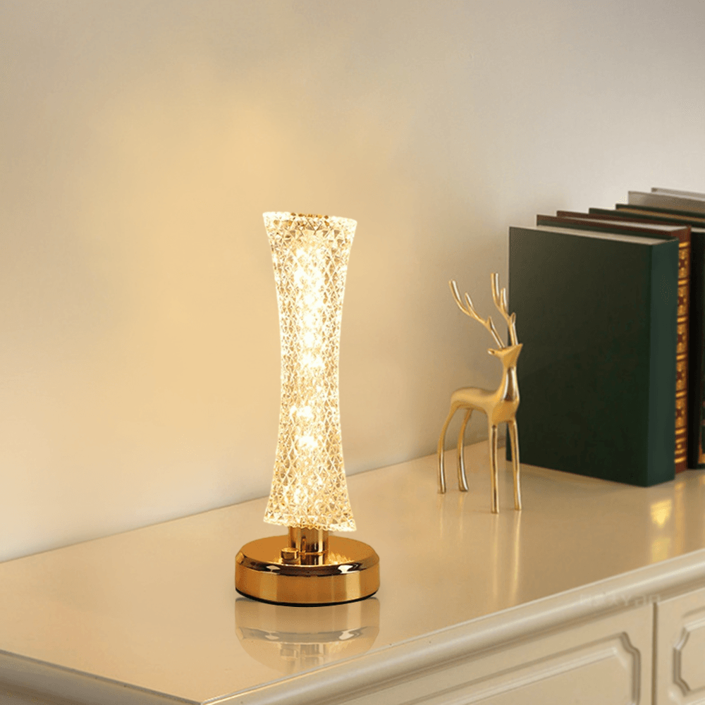 Inttox-Lampe de Table Créative en Cristal pour Chambre à Coucher