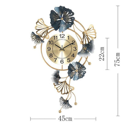 Inttox-Horloge murale de grande taille au design moderne et luxueux – Décoration élégante et inhabituelle pour le salon