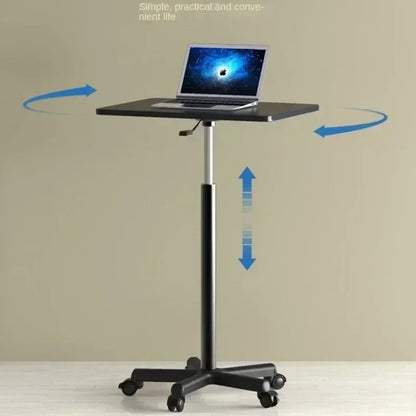 Inttox-🖥️ Petit Bureau Portable en Bois avec Réglage en Hauteur 📏