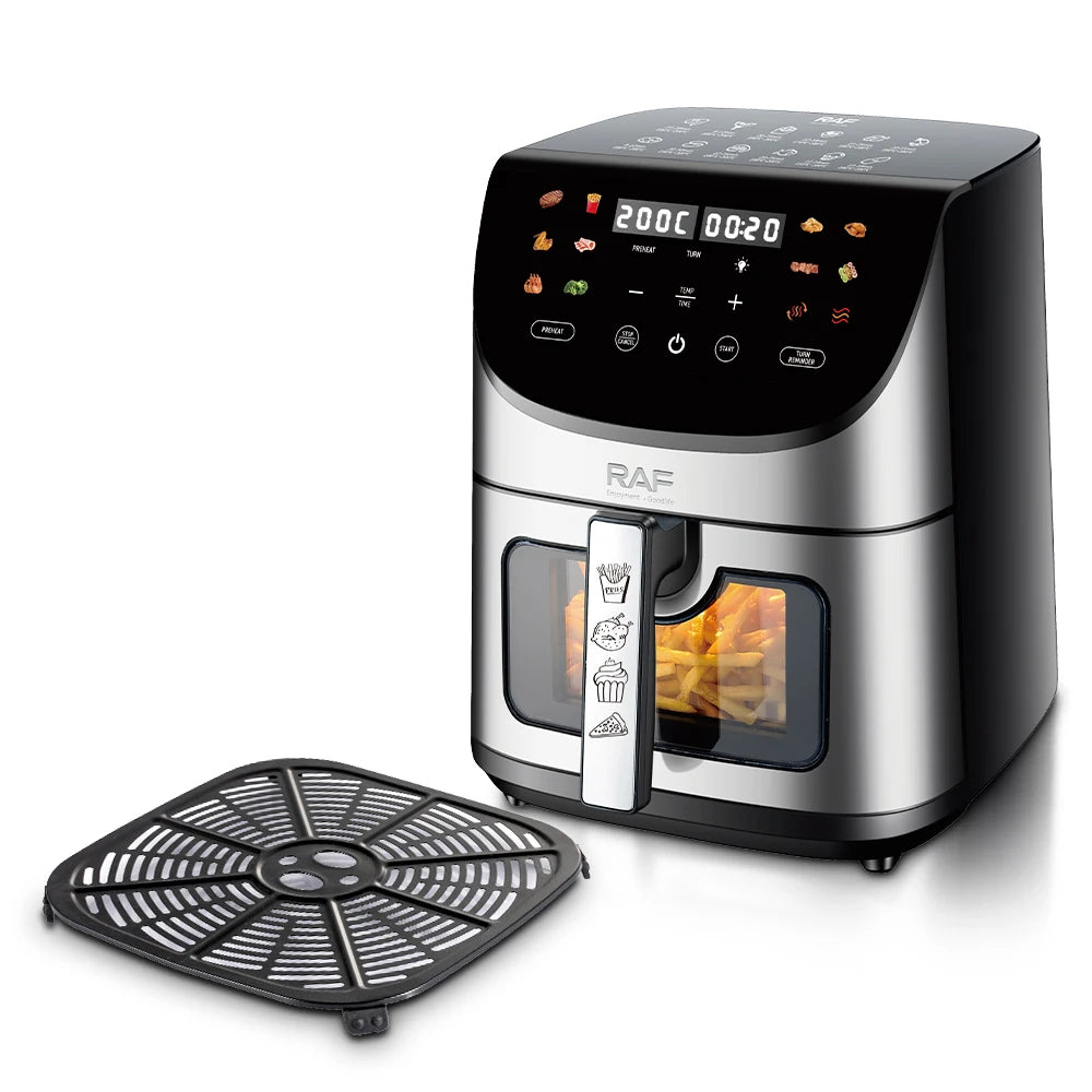 Inttox-🍗 Air Fryer Pro Smart – Friteuse à Air 8L avec Contrôle via APP 📱