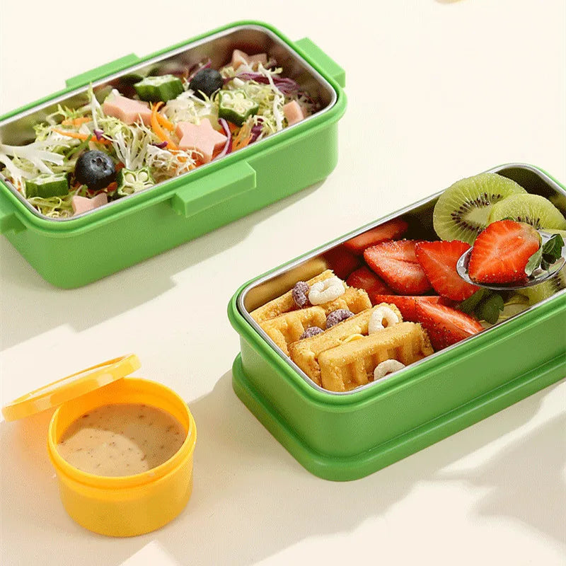 Inttox-🍱🐾 Boîte à lunch en acier inoxydable
