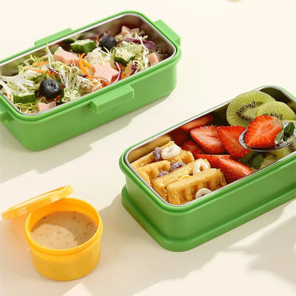Inttox-🍱🐾 Boîte à lunch en acier inoxydable