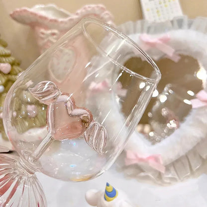 Inttox- Tasse à Jus Romantique Réutilisable 💖🍹