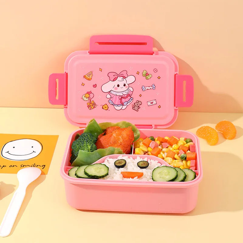 Inttox-🍱 Ensemble Boîte à Lunch & Bouteille d’Eau Enfant 🧃🐻